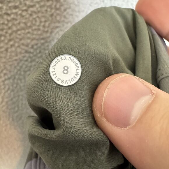 Lululemon Keep Moving Pants Womens 8 Green Camo High-Rise 7/8 Stretch - Picture 9 of 9